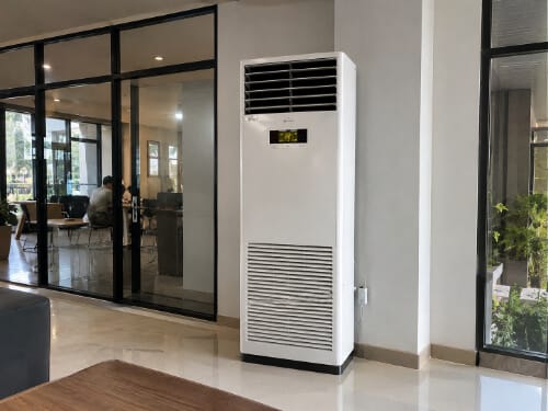 Unit AC floor standing yang dilayani Sidingin AC