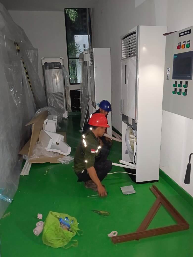 Dokumentasi pekerjaan Sidingin AC